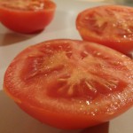 Tomaten in der Vorbereitung