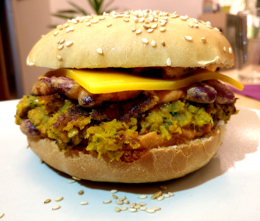 Mexikanischer Veggie-Burger