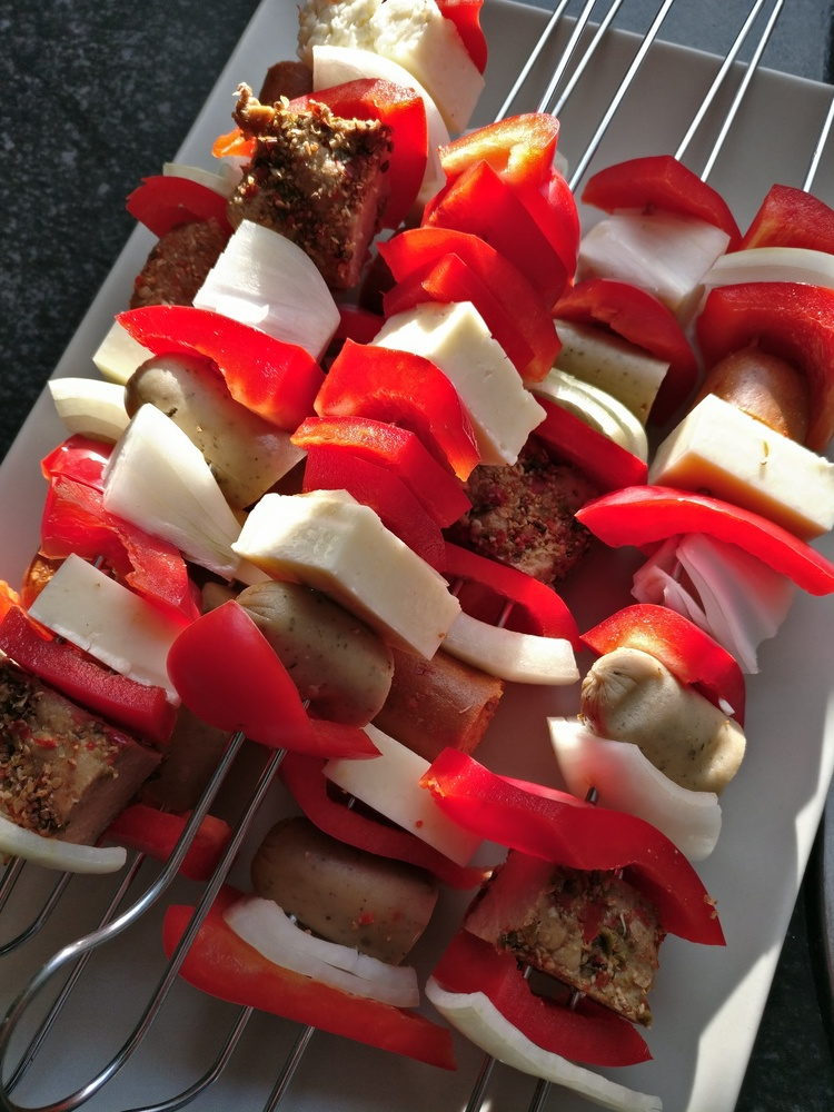 Vegetarische Seitan-Grillspieße - arne-grillt.de | Leckere Kost vom Rost